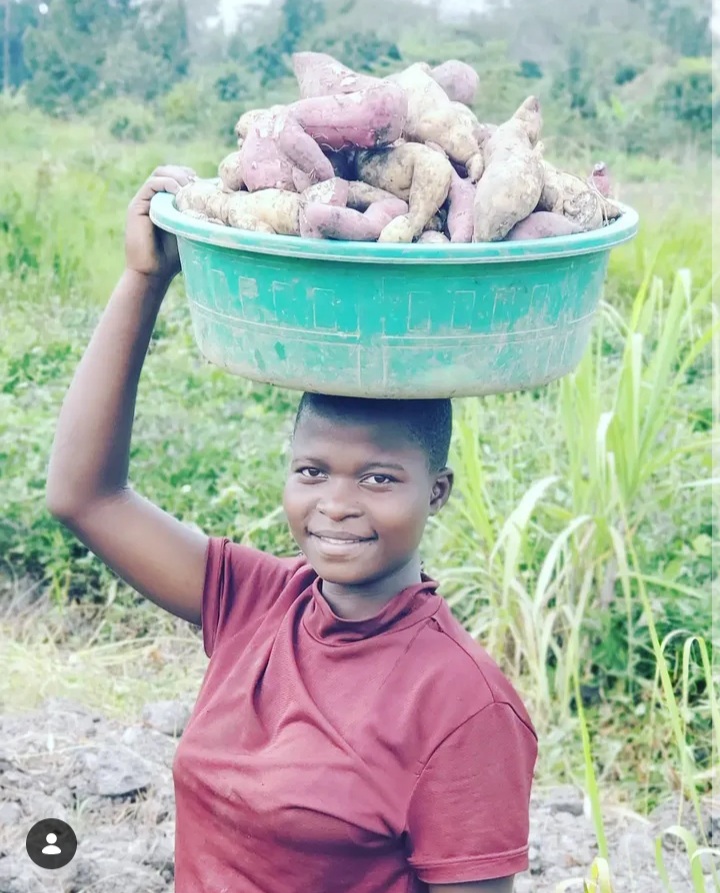 Children at the KCF farm