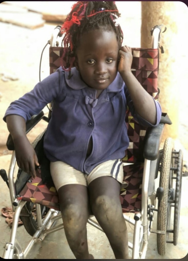 KCF child in wheelchair